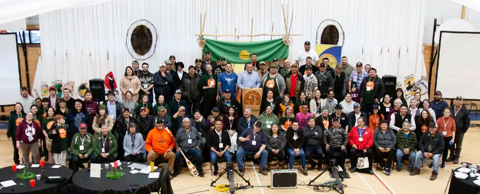 Participants in the 2024 Cree Regional Climate Forum held in Ouje-Bougoumou (Photo: Cree Nation Government)